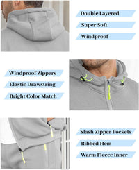 Herren Jogginganzug Kapuzenpullover und Jogginghose Set-Luzern Mode