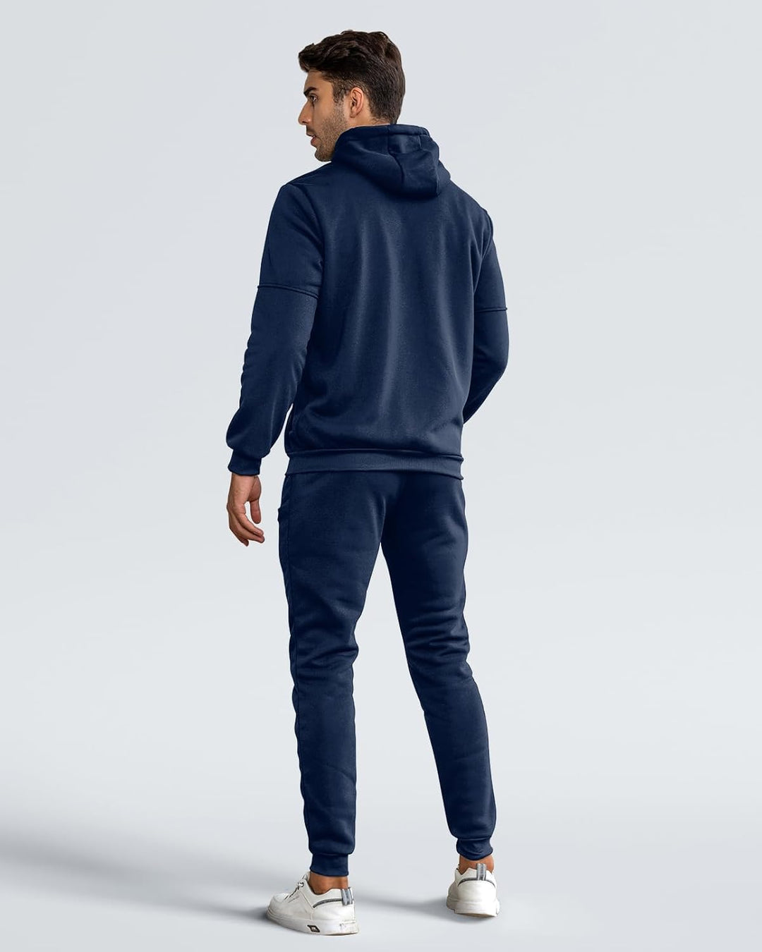 Herren Jogginganzug Kapuzenpullover und Jogginghose Set-Luzern Mode