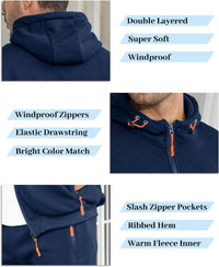 Herren Jogginganzug Kapuzenpullover und Jogginghose Set-Luzern Mode