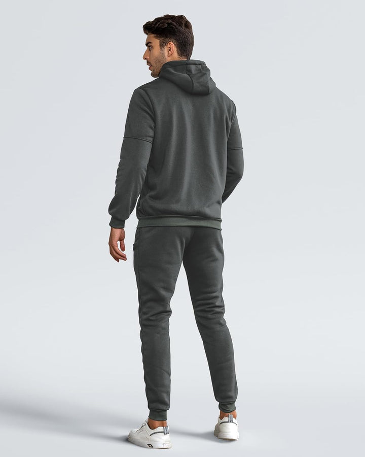 Herren Jogginganzug Kapuzenpullover und Jogginghose Set-Luzern Mode