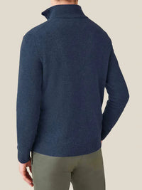 Herren Kaschmir Pullover mit Reißverschluss - Made in Italy-Luzern Mode