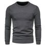 Herren Strickpullover mit Strukturmuster - Bequem & Stilvoll-Dunkelgrau-M-Luzern Mode