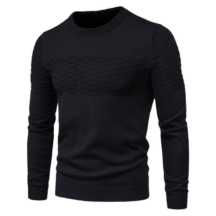 Herren Strickpullover mit Strukturmuster - Bequem & Stilvoll-Luzern Mode