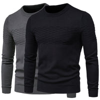 Herren Strickpullover mit Strukturmuster - Bequem & Stilvoll-Luzern Mode