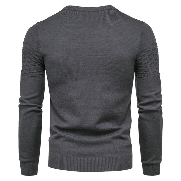 Herren Strickpullover mit Strukturmuster - Bequem & Stilvoll-Luzern Mode