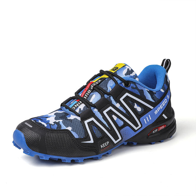 Herren Wanderschuhe Atmungsaktiv Rutschfest Outdoor-Blau-39-Luzern Mode