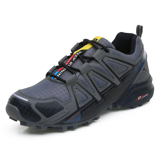 Herren Wanderschuhe Atmungsaktiv Rutschfest Outdoor-Grau-Schwarz-39-Luzern Mode
