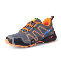 Herren Wanderschuhe Atmungsaktiv Rutschfest Outdoor-Orange-Grau-39-Luzern Mode