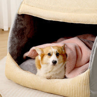 Hundebett | Zelt Bequem Luxus Weich Gemütlich Atmungsaktiv Geschützt Langlebig-Luzern Mode