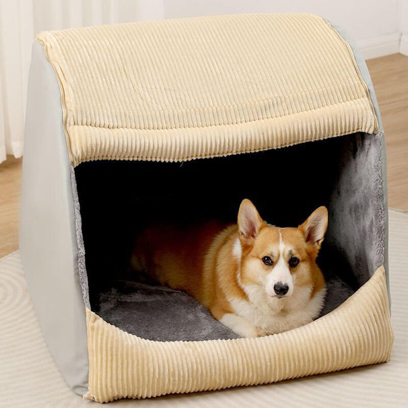 Hundebett | Zelt Bequem Luxus Weich Gemütlich Atmungsaktiv Geschützt Langlebig-Luzern Mode