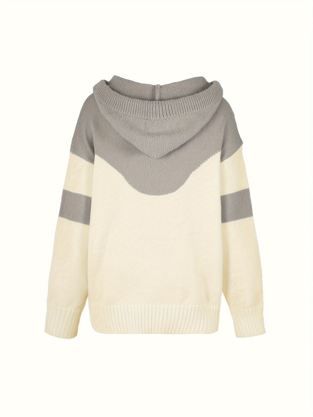 Gemütlicher Damen-Pullover mit Kapuze und Kängurutasche-Luzern Mode