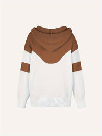 Gemütlicher Damen-Pullover mit Kapuze und Kängurutasche-Luzern Mode
