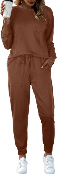 Damen Freizeit Jumpsuit mit Taschen und Langarm Design-Luzern Mode