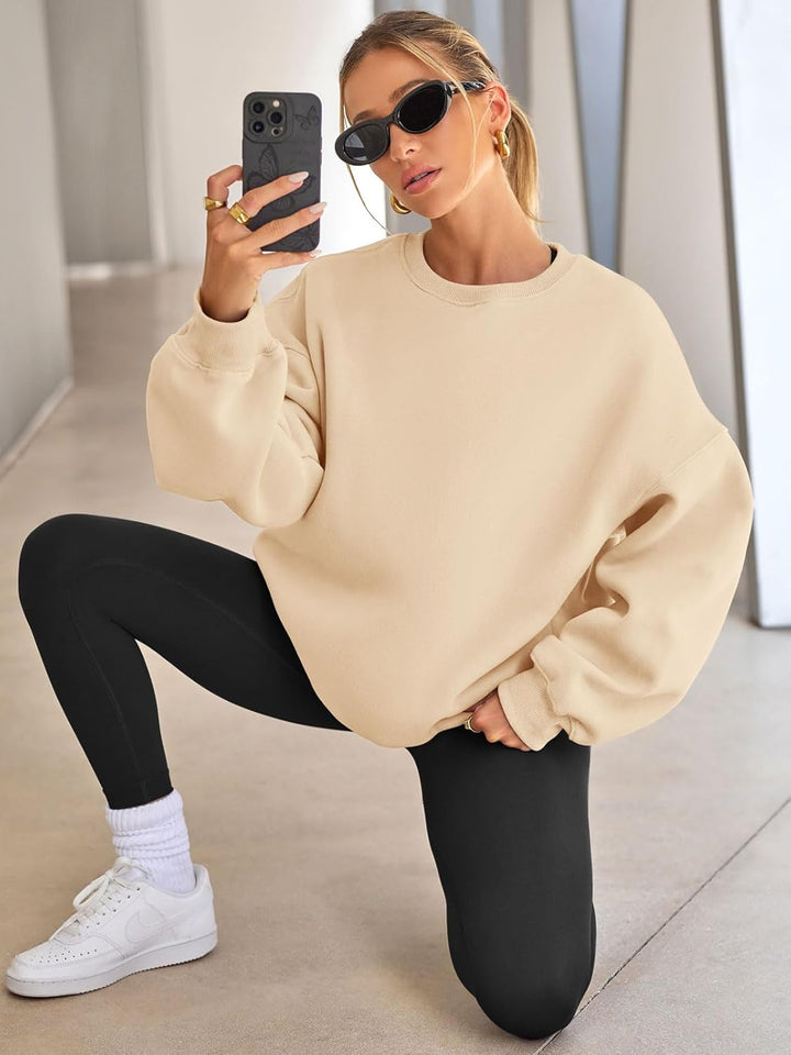 Oversized Damen Sweatshirt - Bequemes Freizeit Oberteil für Stil und Komfort-Luzern Mode