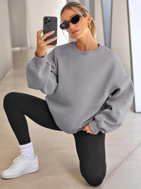 Oversized Damen Sweatshirt - Bequemes Freizeit Oberteil für Stil und Komfort-Luzern Mode