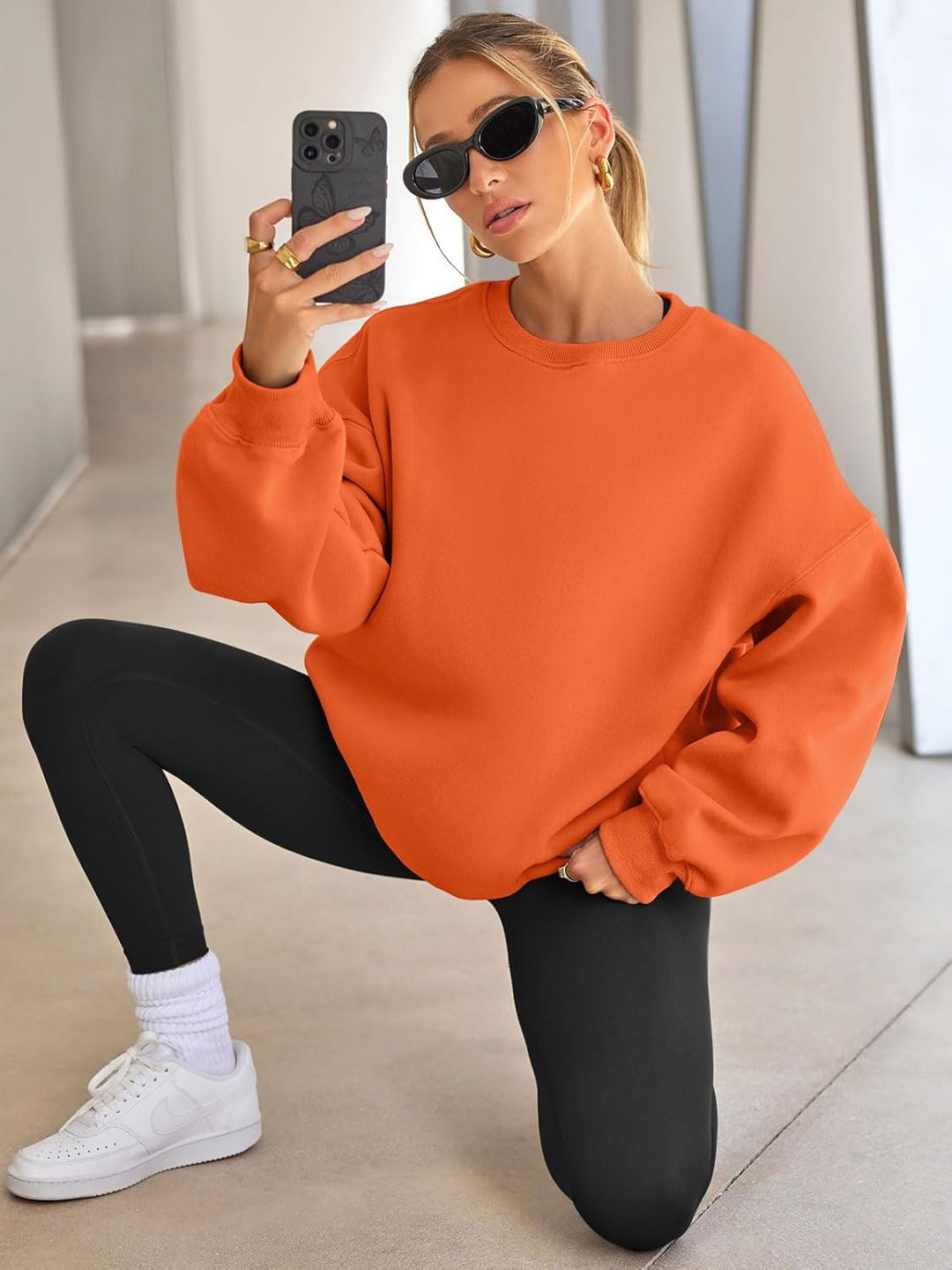 Oversized Damen Sweatshirt - Bequemes Freizeit Oberteil für Stil und Komfort-Luzern Mode
