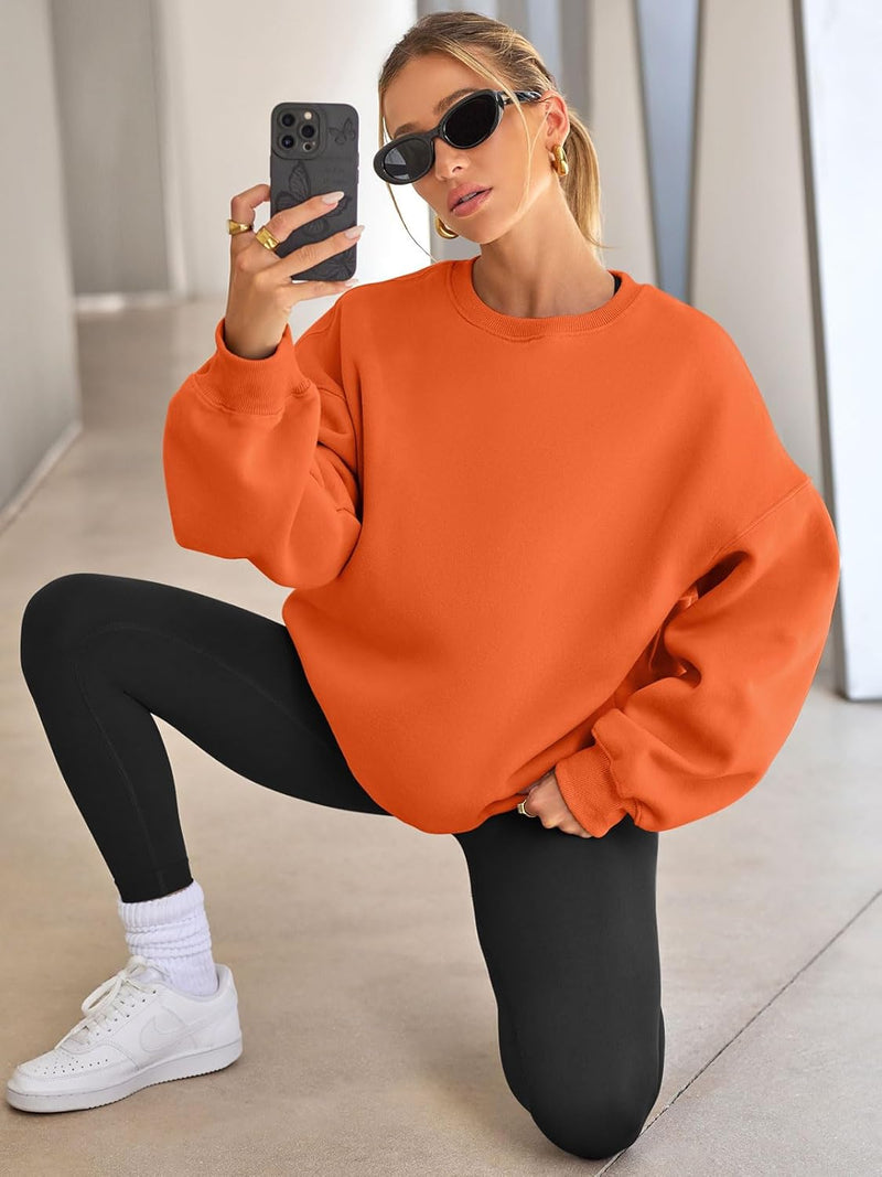 Oversized Damen Sweatshirt - Bequemes Freizeit Oberteil für Stil und Komfort-Luzern Mode