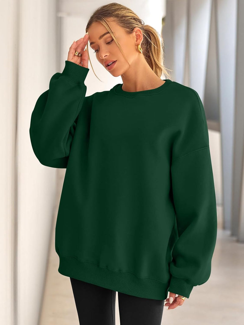 Oversized Damen Sweatshirt - Bequemes Freizeit Oberteil für Stil und Komfort-Luzern Mode