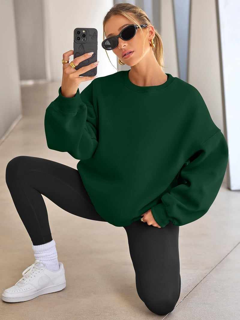 Oversized Damen Sweatshirt - Bequemes Freizeit Oberteil für Stil und Komfort-Luzern Mode
