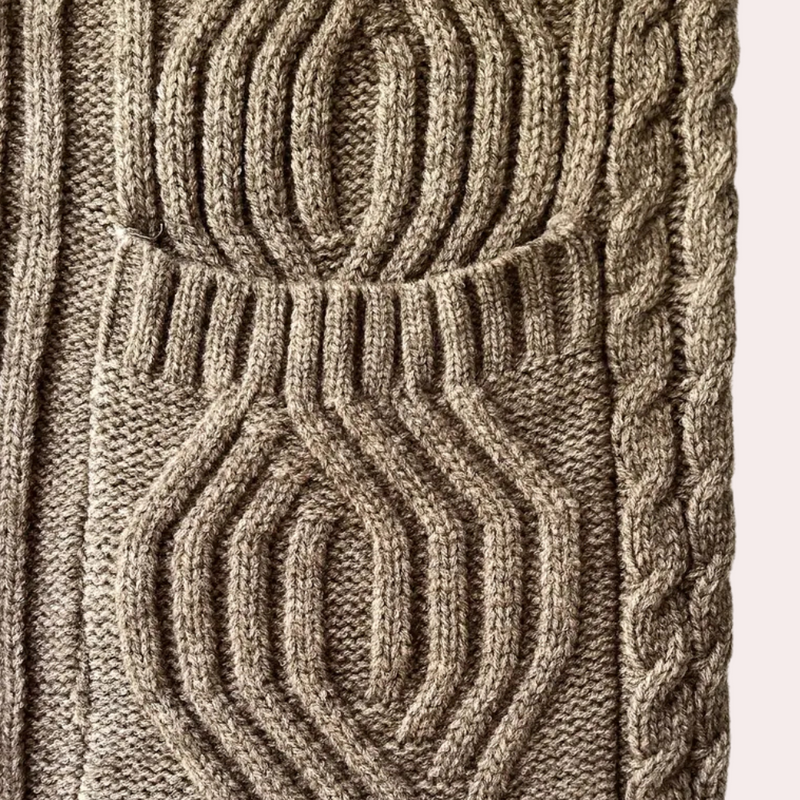 Herren Strickjacke mit Knopfdetail - Weiche Baumwolle-Luzern Mode