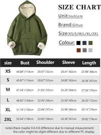 Herren Fleece Pullover Winter Warm Sweatshirt Langarm-Luzern Mode