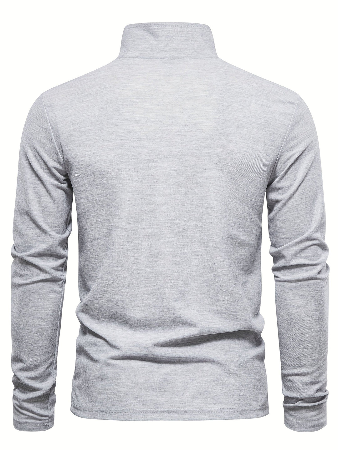 Herren Langarm Poloshirt mit Stickerei und Knopfleiste-Luzern Mode