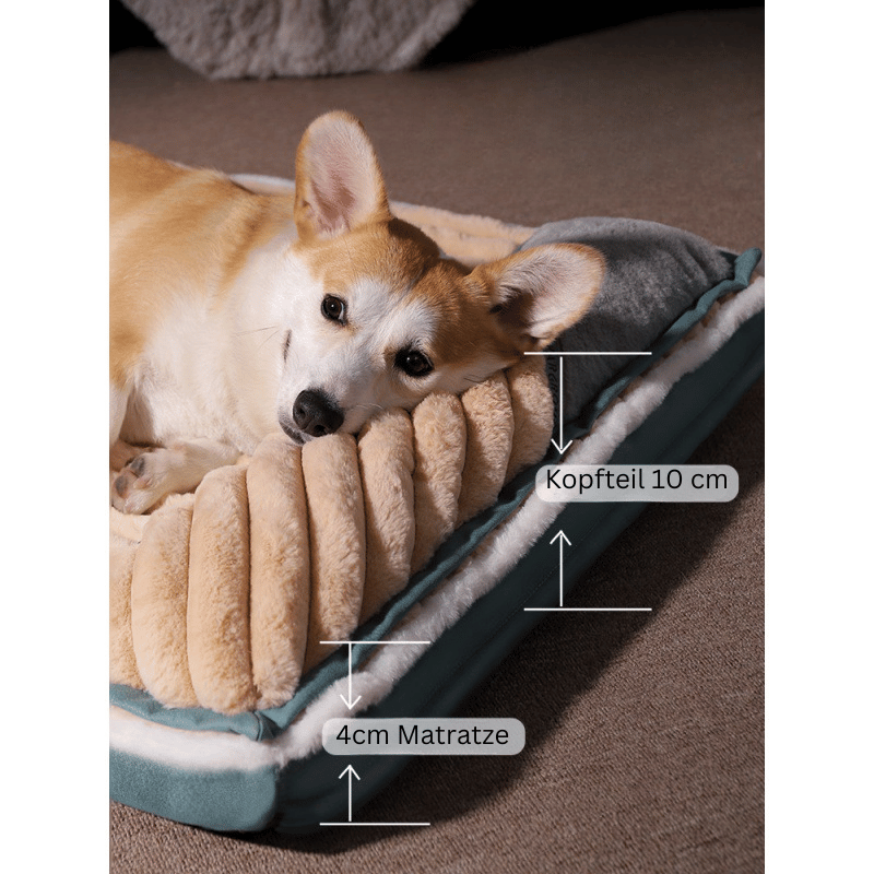 Hundebett | Matte Bequem Memory-Schaum Weich Vielseitig Ergonomisch-Luzern Mode