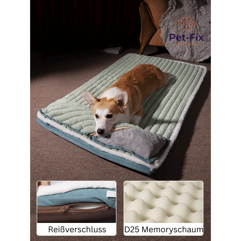 Hundebett | Matte Bequem Memory-Schaum Weich Vielseitig Ergonomisch-Luzern Mode