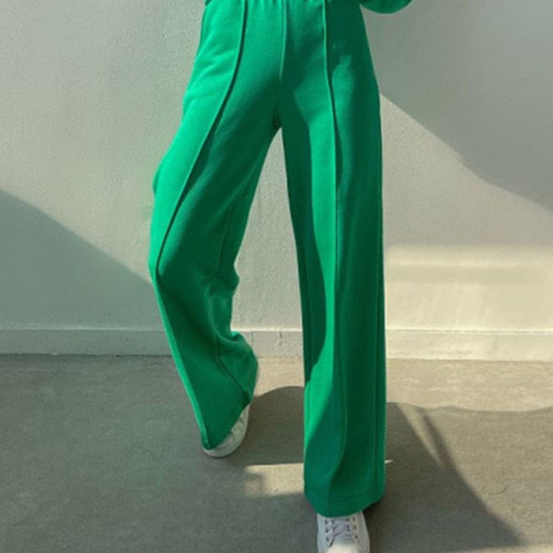 Damen Oversize Sweatshirt und Jogginghose Set Casual-Luzern Mode
