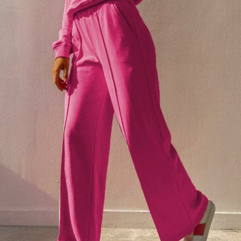Damen Oversize Sweatshirt und Jogginghose Set Casual-Luzern Mode