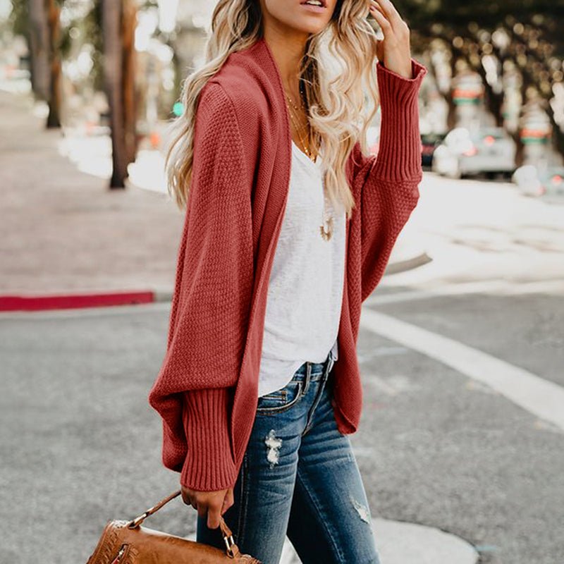 Oversized Damen Strickjacke - Bequemer Herbst-Cardigan-Luzern Mode