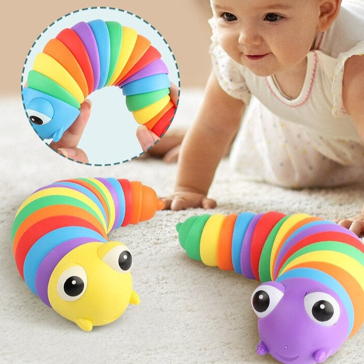 Sensorisches Babyspielzeug | Schnecke Farbenfroh Beruhigend Langlebig Sicher-Luzern Mode