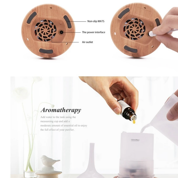 Aromadiffuser | Beruhigend | Farbenfroh | LED | Langlebig | Stilvoll | Vielseitig-Luzern Mode