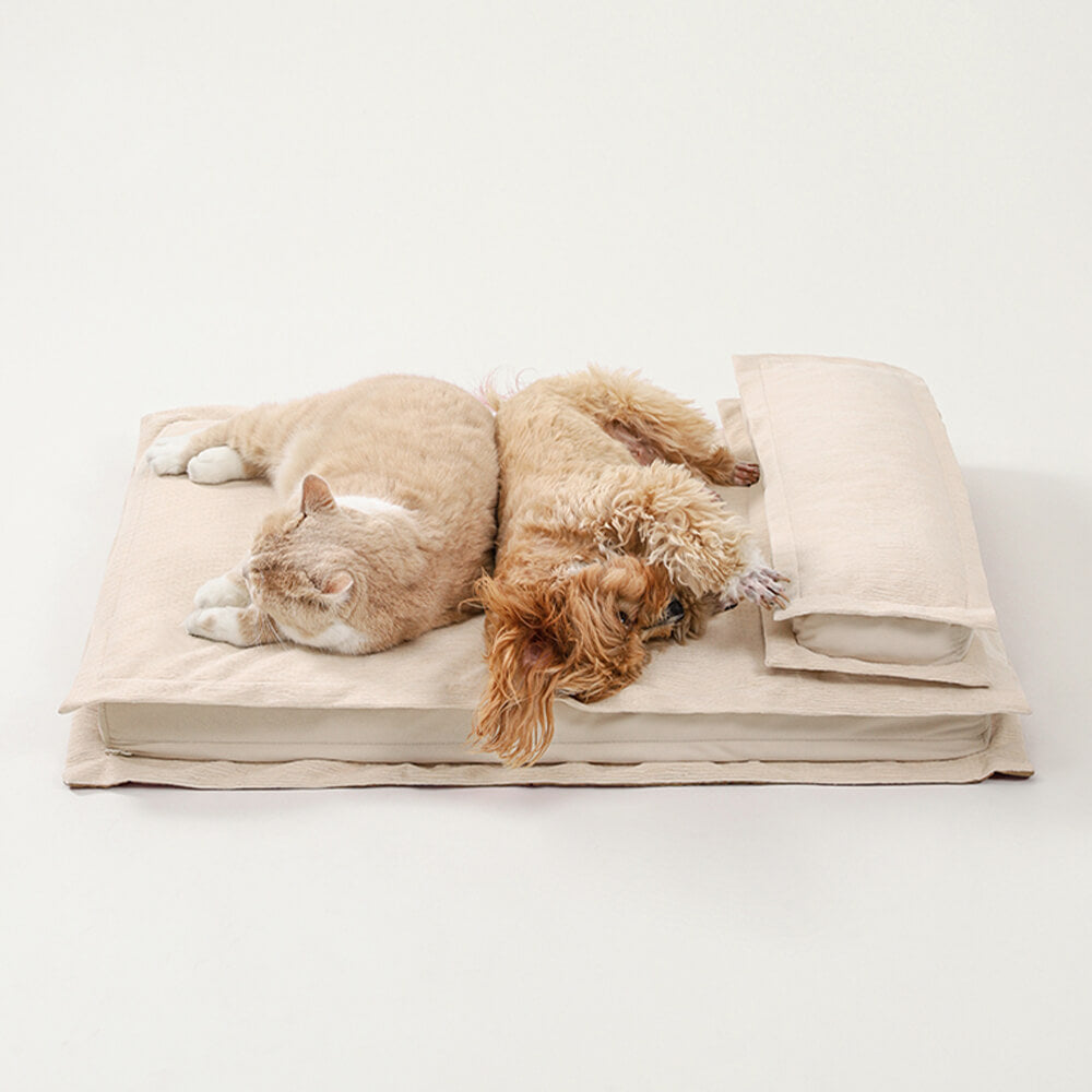 Hundebett | Beruhigend Stressreduzierend Komfortabel Weich-Luzern Mode