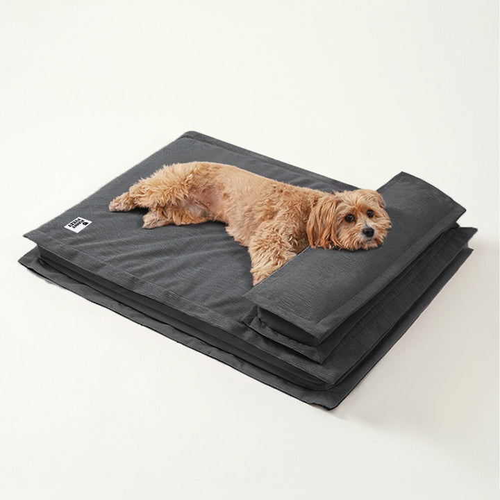Hundebett | Beruhigend Stressreduzierend Komfortabel Weich-Grau-S-Luzern Mode