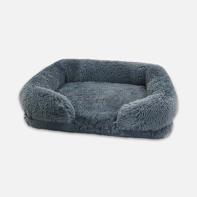 Hundebett | Memory Foam, Beruhigend, Komfortabel, Luxus, Vielseitig, Langlebig-Anthrazit-M-Luzern Mode