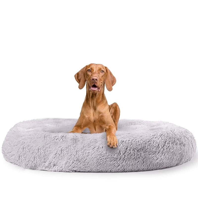 Rundes Hundekissen | Beruhigend | Weich | Ergonomisch | Waschbarer Bezug-Luzern Mode