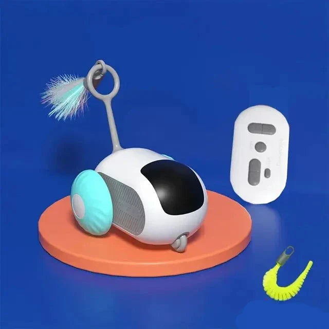 Steuerbares Katzenspielzeug | USB Aufladbar | Smart | Langlebig | Automatisch-Blau-Luzern Mode