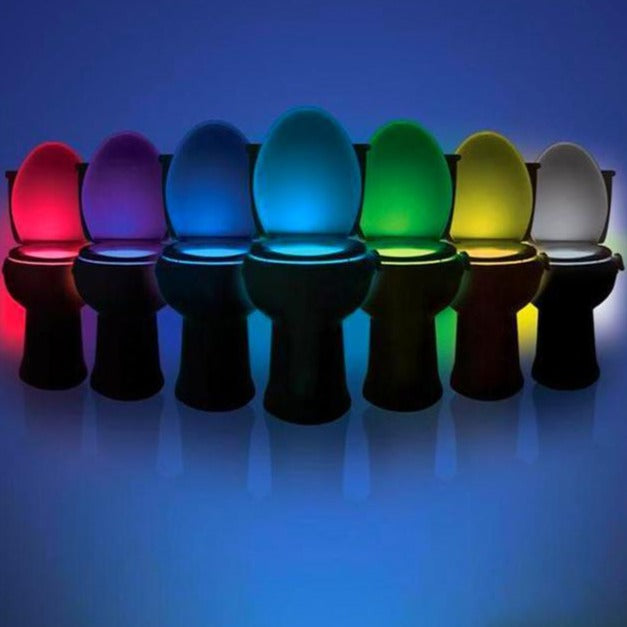 Toilettensitzlampe | Bewegungssensor | Mehrfarbiges Licht | Batterien-Luzern Mode