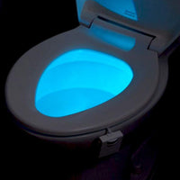 Toilettensitzlampe | Bewegungssensor | Mehrfarbiges Licht | Batterien-Luzern Mode
