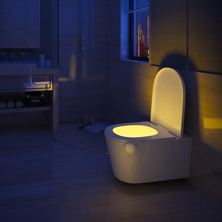 Toilettensitzlampe | Bewegungssensor | Mehrfarbiges Licht | Batterien-Luzern Mode