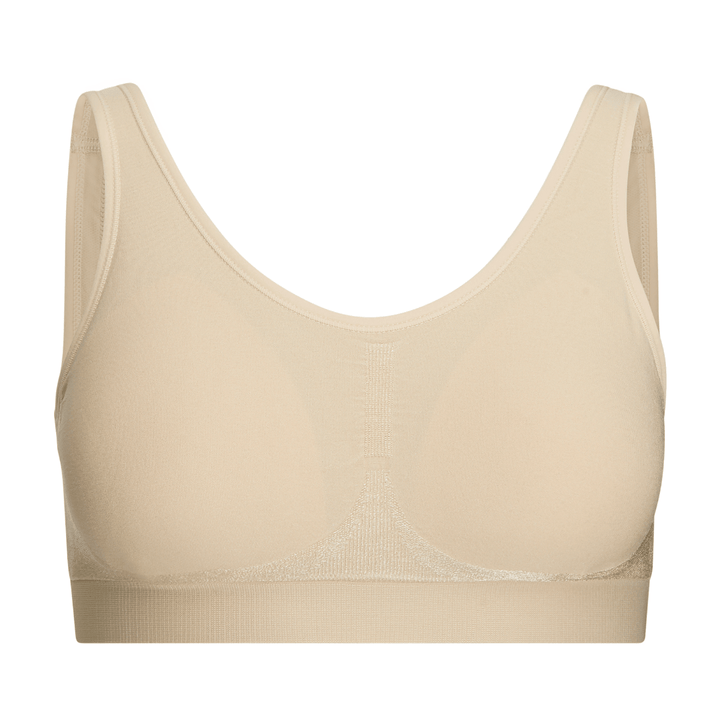 Bügelose BH | Stretch | Unterstützung | Wäschebeutel | Verlängerung-Beige-S-Luzern Mode