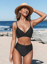 Bikini-Set mit Hohem Bund – Eliva