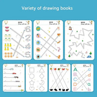 Kinder-Nachziehbuch | Lehrreich Schreiben Buchstaben Zahlen Formen-Luzern Mode