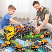 Bauauto Spielzeugset | Komplett | Lehrreich | Interaktiv | Robust-Luzern Mode