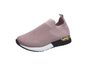 Damen Sneaker Strick Slip-On Bequem Laufschuh Mode-Rosa-35-Luzern Mode