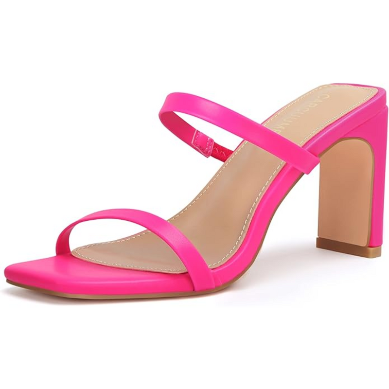 Damen Sandalen mit Absatz - Elegante Sommerschuhe Online-Rosa-35-Luzern Mode