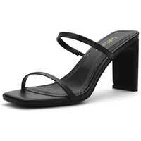 Damen Sandalen mit Absatz - Elegante Sommerschuhe Online-Schwarz-35-Luzern Mode