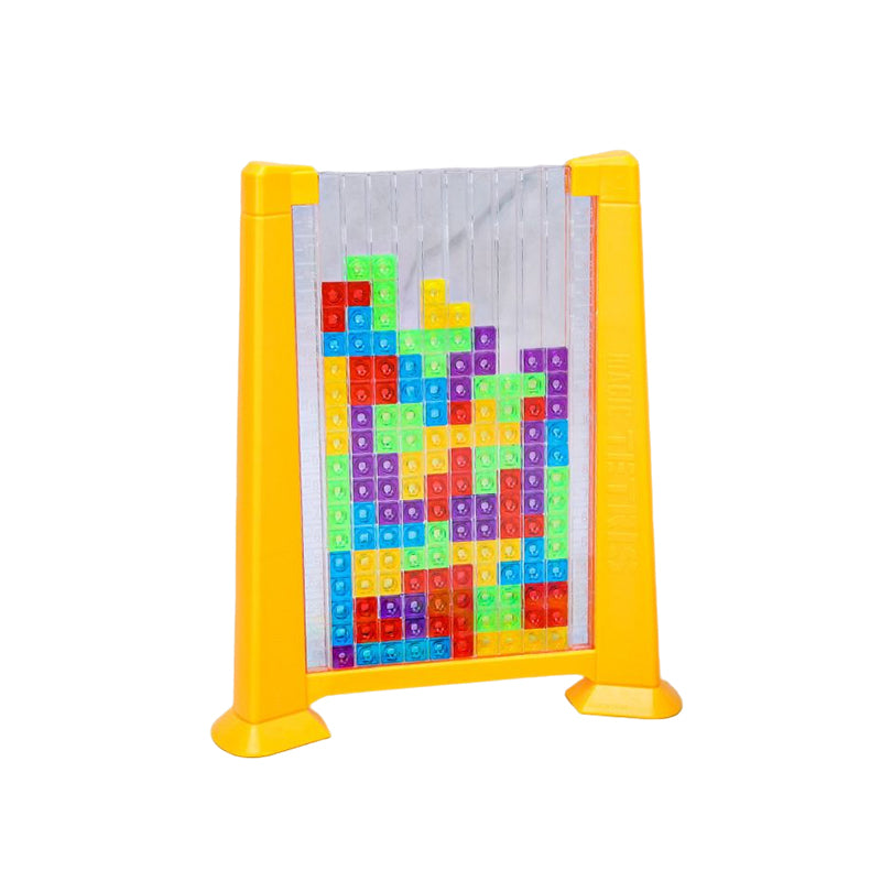 Blockpuzzle | Kinder Lernspiel Tetris Stapeln Langlebig-Gelb-Luzern Mode