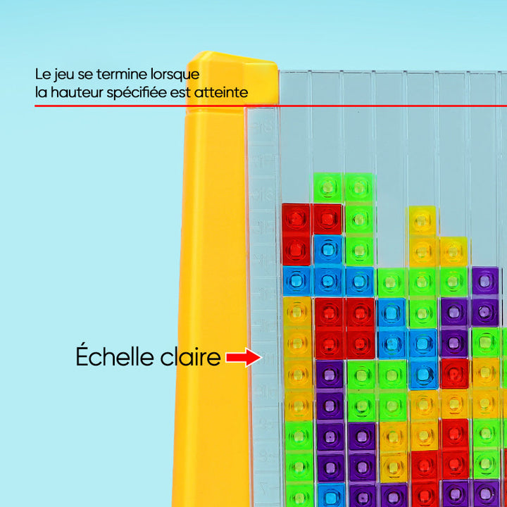 Blockpuzzle | Kinder Lernspiel Tetris Stapeln Langlebig-Luzern Mode